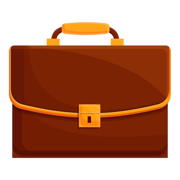 Moderne aktetas pictogram Cartoon van moderne aktetas vector pictogram voor webdesign geïsoleerd op een witte achtergrond