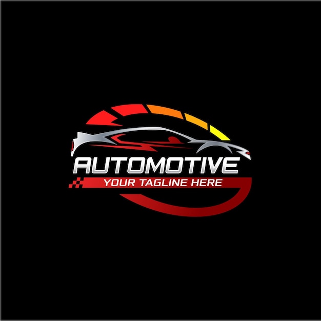 Moderne auto winkel reparatie logo