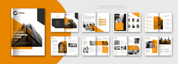 Moderne bedrijfsbrochure