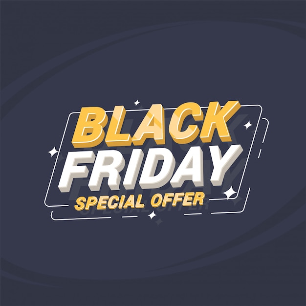 Vector moderne black friday-verkoopbanner