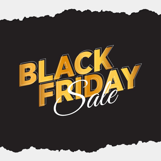 Moderne Black Friday-verkoopbannerachtergrond