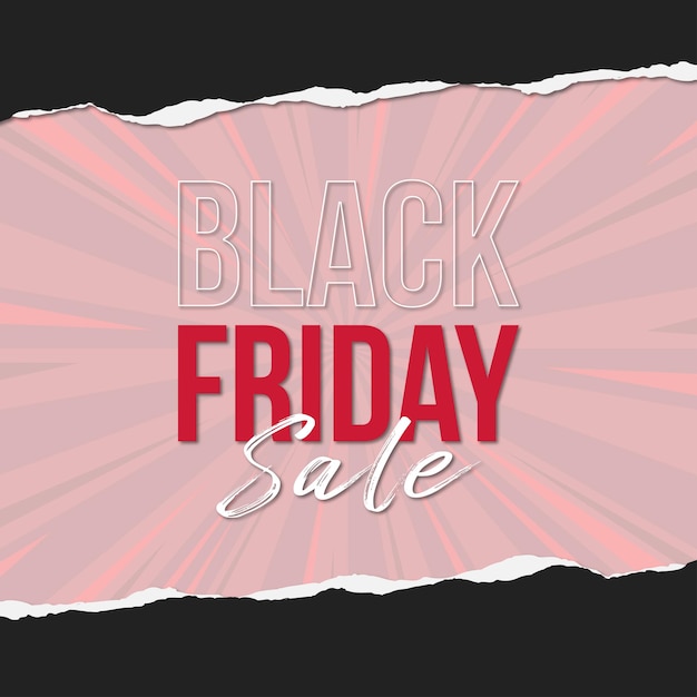 Moderne Black Friday-verkoopbannerachtergrond