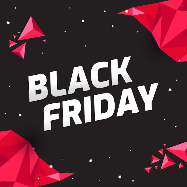 Moderne Black Friday-verkoopbannerachtergrond