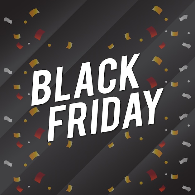 Moderne Black Friday-verkoopbannerachtergrond