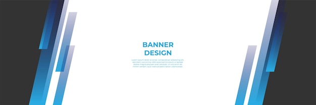 Moderne blauwe bannerachtergrond. Vector abstract grafisch ontwerp banner patroon achtergrond sjabloon.