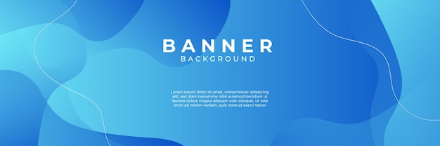 Moderne blauwe digitale technologie abstracte bannerachtergrond. Futuristisch, engineering, technische achtergrond. Futuristisch digitaal wetenschapstechnologieconcept voor webbannersjabloon of brochure