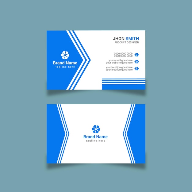 Moderne businesscard sjabloonontwerp