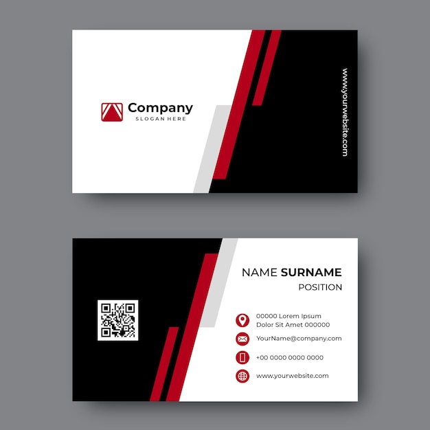 Moderne corporate business card design