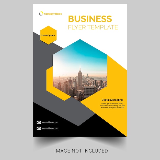 moderne corporate flyer template