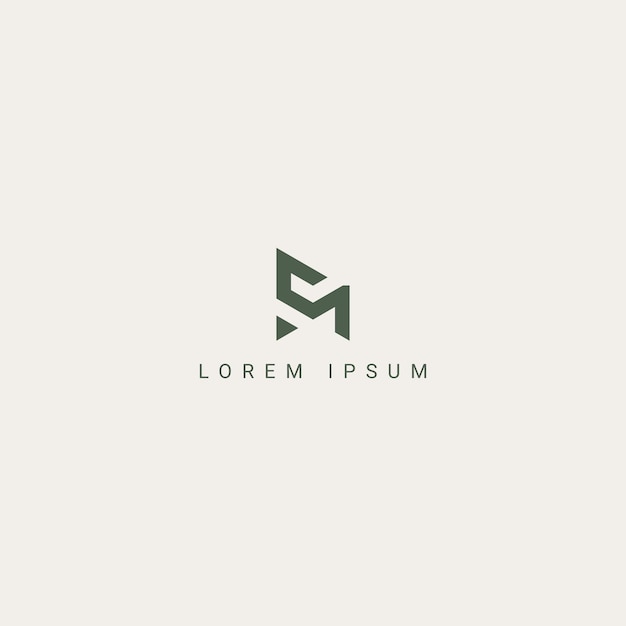 Moderne creatieve letter EM ME logo icoon ontwerp sjabloon elementen