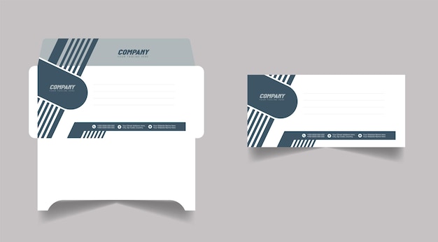 Moderne Creative envelop ontwerptemplate