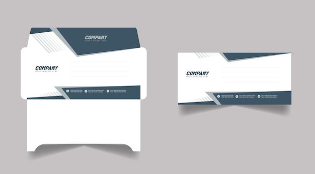 Moderne Creative envelop ontwerptemplate