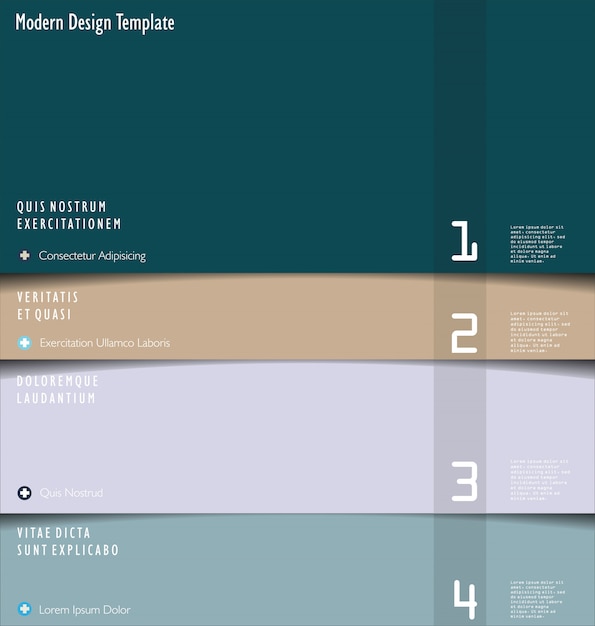 Vector moderne design lay-out