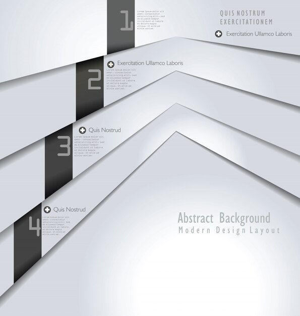 Moderne design lay-out