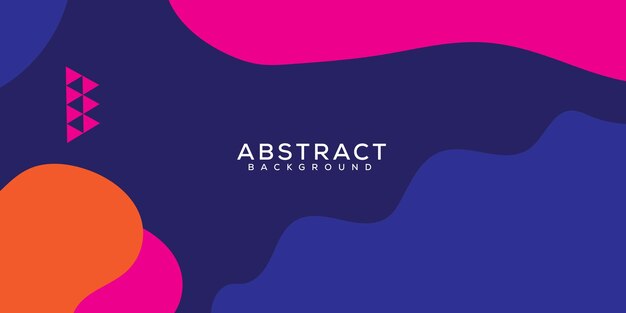 Moderne eenvoudige roze en blauwe abstracte golvende vorm achtergrond achtergrond