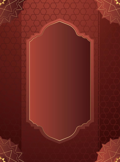 Moderne elegante islamitische achtergrond ontwerpsjabloon