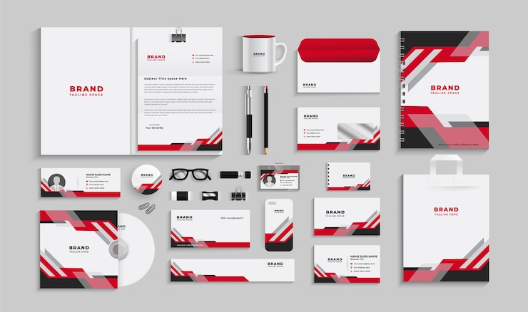 Vector moderne en creatieve elegante ontwerpsjabloon voor briefpapier