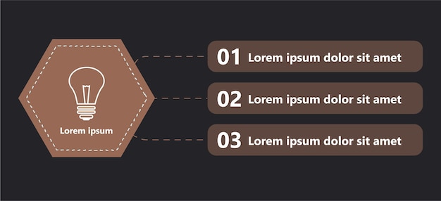 Moderne en creatieve infographics gemaakt in de vorm van een vector sjabloon Helderkleurige en abstracte ontwerpelementen worden gebruikt Voor gebruik in presentaties webontwerp en rapporten Eenvoudig en duidelijk