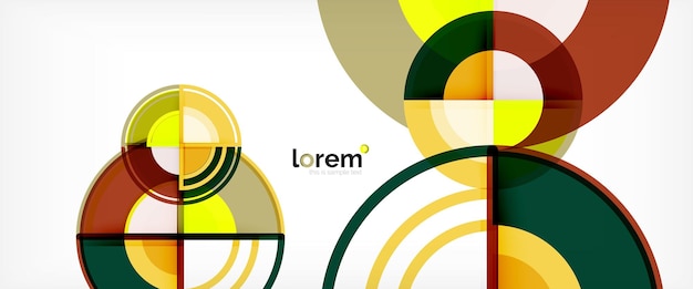 Moderne geometrische abstracte achtergrond