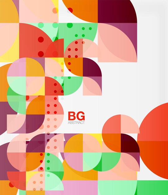 Moderne geometrische cirkel abstracte achtergrond Vector sjabloon achtergrond voor workflow layout diagram nummeropties of webdesign