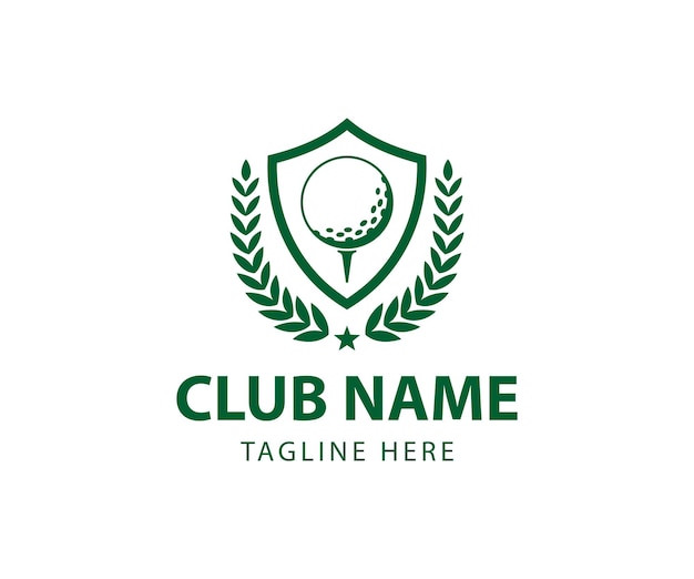 Moderne Golf Logo Vector Sjabloon