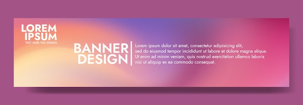 Moderne Gradiënt achtergrond sjabloon voor website