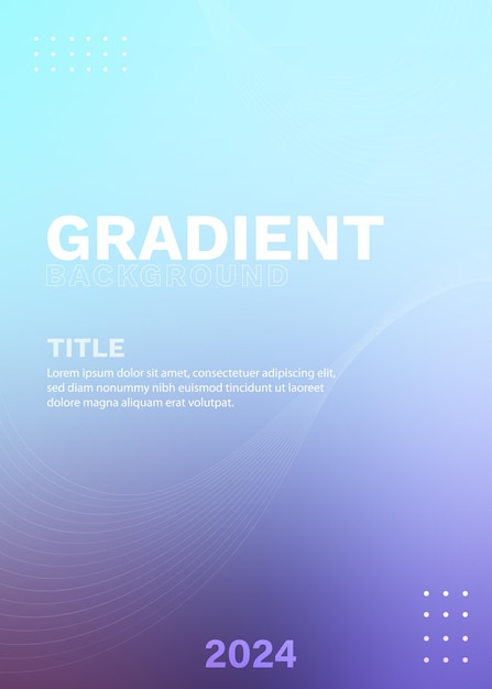 Moderne gradiënt behangontwerp voor abstracte achtergronden