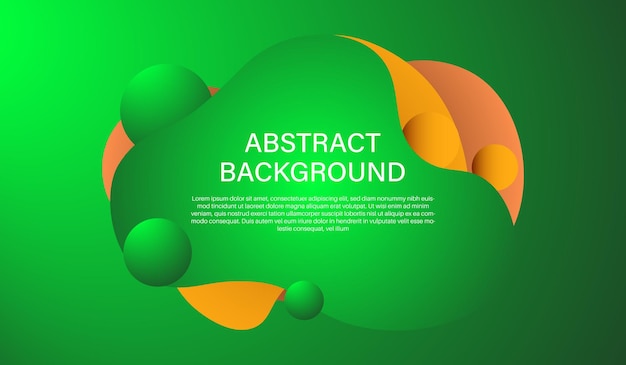 moderne groene kleurverloop abstracte achtergrond sjabloon eps 10 vector