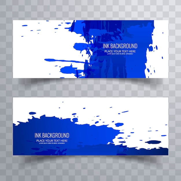 Moderne grunge banners