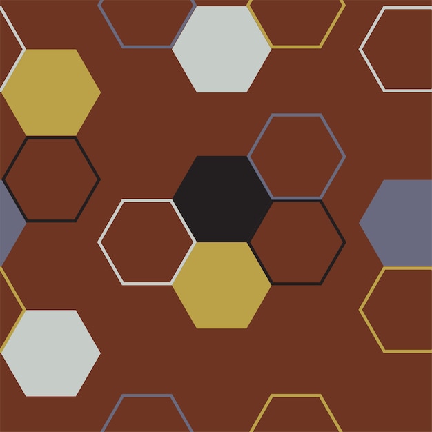 Moderne hexagon tegel abstracte achtergrond