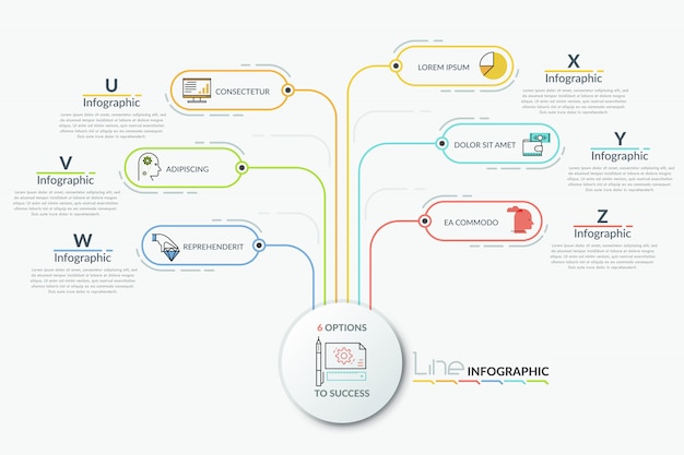 Moderne infographic sjabloon