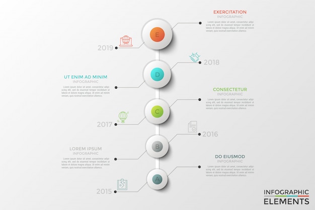 Moderne Infographic-sjabloon