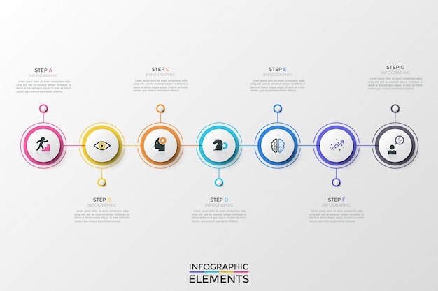 Moderne Infographic-sjabloon