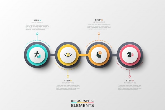 Moderne Infographic-sjabloon