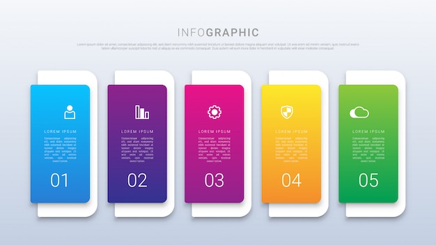 Moderne Infographic