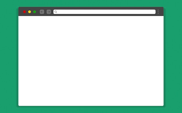 Moderne internetpagina Template webvenster