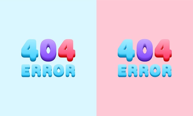 Moderne kleurrijke 404 pagina niet gevonden fout achtergrond afbeelding, 404 fout achtergrond kan gebruiken voor webbanner, infographics,