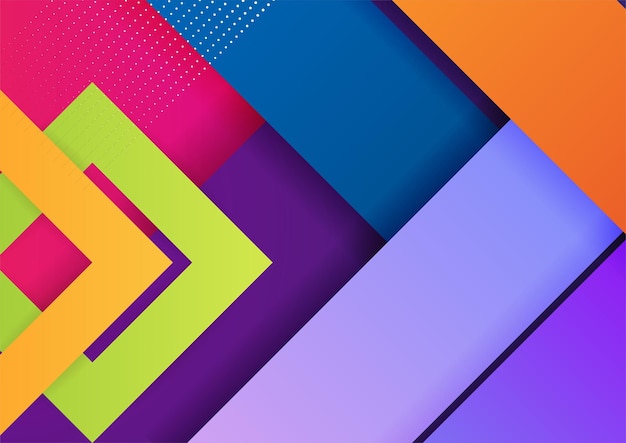 Moderne kleurrijke abstracte achtergrond voor presentatieontwerp