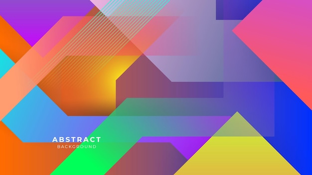 Moderne kleurrijke banner geometrische vormen zakelijke abstracte technische achtergrond Vector abstract grafisch ontwerp banner patroon presentatie achtergrond websjabloon