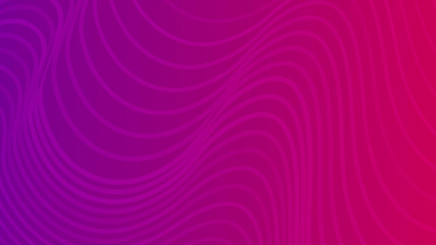Moderne kleurrijke gradiëntachtergrond met golflijnen