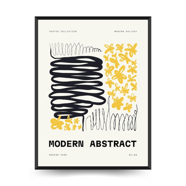 Moderne kunstposter Matisse abstracte set esthetische moderne Boho decor minimalistische illustratie