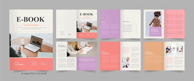 Moderne lay-out van e-books