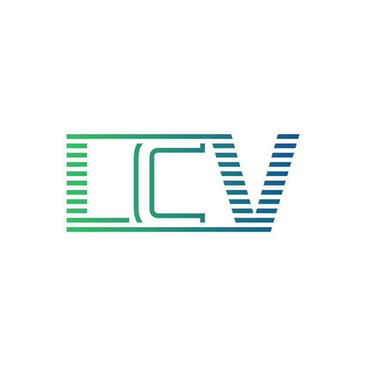 Vector moderne lcv logo design letter lcv minimalist professioneel en veelzijdig branding icon voor zakelijke identiteit