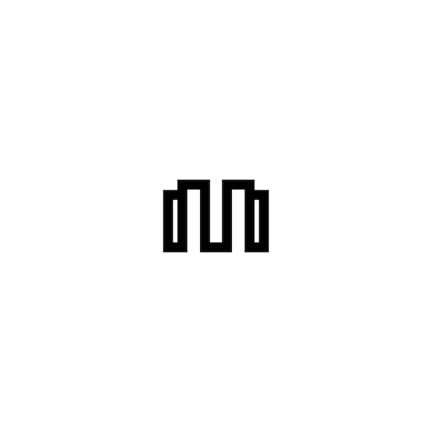 Moderne Letter M logo vector ontwerpsjabloon