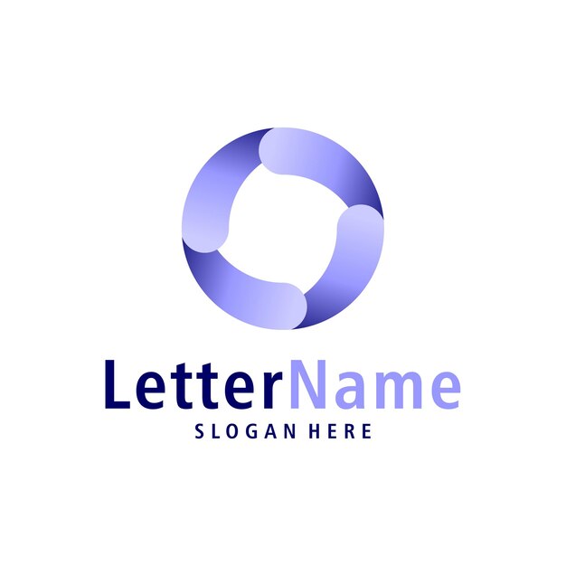 Vector moderne letter o logo ontwerp vector creatieve o logo concepten sjabloon