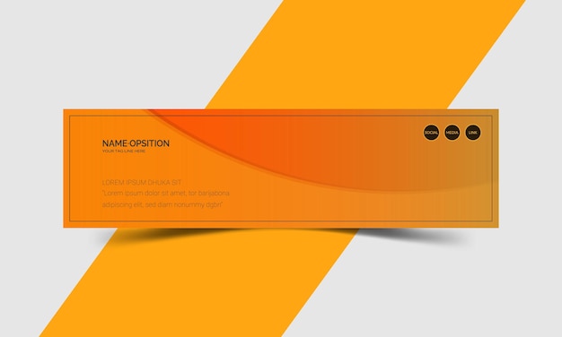 Moderne Linkedin achtergrondgebruik voor cover en banner