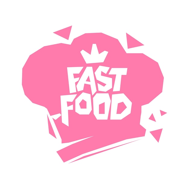 Vector moderne logo voor fastfoodcafé restaurant vector logo