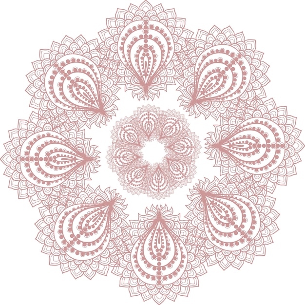 Moderne mandala achtergrond