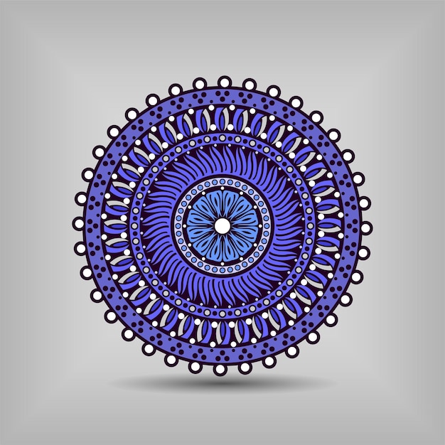 Moderne mandala kunst illustratie vector ontwerp