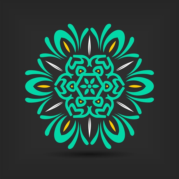 Moderne mandala kunst illustratie vector ontwerp